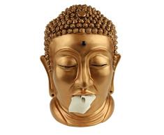 Rotary Hero - Buddha Taschentuchbox/Taschentuchspender/Kosmetiktücherbox - Messing