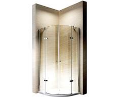 Duschkabine Viertelkreis Nano EX406-90 x 90 x 195 cm