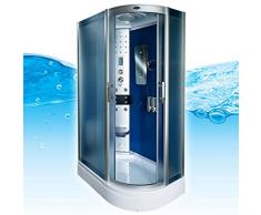 AcquaVapore DTP8060-7213R Dusche Dampfdusche Duschtempel Duschkabine -Th. 80x120, EasyClean Versiegelung der Scheiben:2K Scheiben Versiegelung +89.-EUR