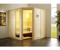 FinnTherm Sauna Innenkabine Sweat - B 208 x T 161 cm - Heimsauna Innensauna