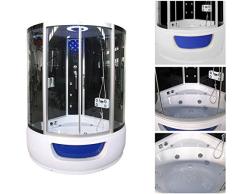 Home Deluxe Exclusio Duschtempel, inkl. Whirlpool und Dampfsauna