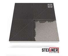 Duschelement MINERAL BASIC 3.Pos Duschboard befliesbar 90x140 cm DEZENTRALER Punkt Ablauf WAAGERECHT - EPS Bodenelement ebenerdig barrierefreie Duschwanne bodengleich