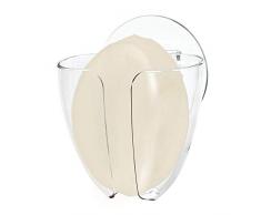 iDesign 24400EU Suction Seifenhalter mit Saugnapf, transparent