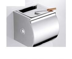 Bad Kleenexbox/WC Fach/Geschlossene Edelstahl Toilettenpapierhalter und wasserdicht und lange Paper Plane/[Lange wasserdicht Rollenhalter]-A