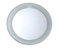 Tweezerman Studio Collection Tweezermate Kosmetikspiegel Schminkspiegel Vergrößerung Licht 15-fach Saugnäpfe Befestigung 6794-LLT