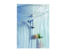 Spirella Duschspinne Duschfaltschirm Ombrella transparent Duschvorhang