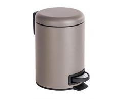 Wenko 22149100 Genfer Kosmetikeimer Treteimer Edelstahl violett 17 x 25 x 22,5 cm 3 l