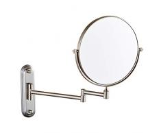 LAX Wandkosmetikspiegel Mit Einstellbarer Position Und Winkel, 10-facher Vergrößerungsdetailspiegel