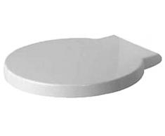 Duravit WC Sitz passt nur zu Starck 1 ohne SoftClose Scharniere edelstahl, weiß 65810000