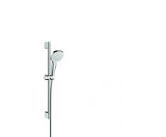 hansgrohe Croma Select E Brauseset 0,65m, 3 Strahlarten, Weiß/Chrom