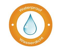 Duschvorhang, viele schöne Duschvorhänge zur Auswahl, hochwertige Qualität, inkl. 12 Ringe, wasserdicht, Anti-Schimmel-Effekt (Water Bubbles, 180 x 200 cm)