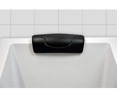 AQUADE Nackenkissen - Kissen für Badewanne - Kopfkissen - Badewannenkissen - Wannenkissen - Sicherheitseinlage für die Badewanne - Nackenpolster 33 x 19 cm Modell Donau