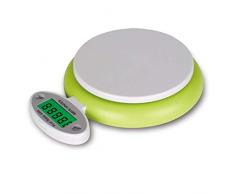 JFFFFWI Schöne Küchenwaage Digitale Waage mit LCD-Tara-Funktion, Faltdesign Stilvolle, ultraflache Design-Waage für Zutaten, Schmuck, Kaffee, haltbar