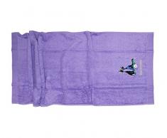 LASAHOME Badtextilien Rosina Wachtmeister Roses 100% Baumwolle, 520 g/m² (50 X 100, Violett)