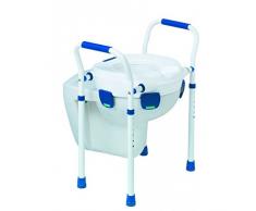 WC-Erhöhung mit verstellbaren Füßen und Armlehnen, bis 150 kg