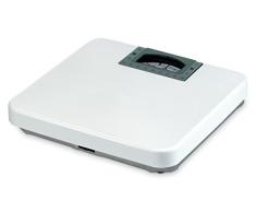 Soehnle Maya analoge Personenwaage mit 130 kg Tragkraft und 1- kg-Teilung, robuste und langlebige Waage, weiße Körperwaage mit rutschfesten Standfüßen