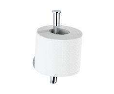 Wenko 22170100 Toilettenpapierhalter-Ersatzrollenhalter Cuba - WC-Rollenhalter, Zinkdruckguss, 5 x 18,5 x 8 cm, chrom