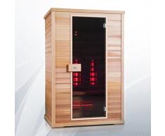 Nobel 130 Hemlock Infrarotkabine mit NobelFLEX DUO Strahlern