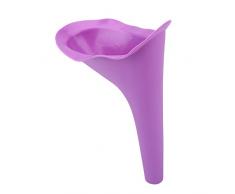 Tragbar Frauenurinal für unterwegs Weibliche Urinal für Reise Camping Outdoor Aktivitäts(Lila)