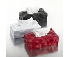 Essey Kosmetiktücher-Box Wipy Cube II, rechteckiger Taschentuchspender, Design Taschentuchbox, weiß