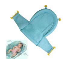 Baby Badewanneneinsatz Sitz, Neugeborene Dusche Mesh für Badewanne, 2018 New Style verstellbar bequeme Badewannen Anti-Rutsch Sitzfläche für Infant 0–3 Jahren