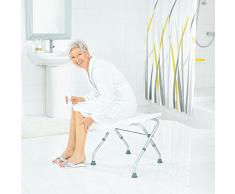 Ridder A0050301 Klappbarer Badhocker, weiß