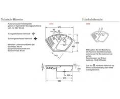 Villeroy & Boch Arena Eck Weiß (alpin) Keramik Eckspüle Einbaubecken Küche Spüle
