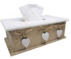 khevga Kosmetiktücher-Box Tissue-Box (Braun)