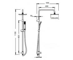 ADOB Duschsystem, Wellness Dusche Berlin, 40063