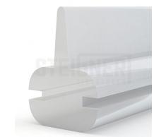 Duschdichtung Duschkabinen Dichtung 130cm SDD01 TRANSPARENT -- Silikon Wasserabweiser Silikondichtung Dusche Dichtprofil Duschabtrennung Schwallschutz Glastürdichtung Duschkabine Glasduschen