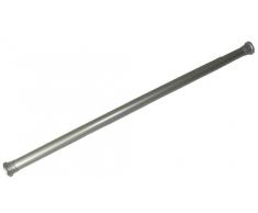 DUSCHVORHANGSTANGE 190 - 300 cm SILBER MATT ** EXTRA LANG ** DUSCHSTANGE KLEMMSTANGE! SPRING SHOWER ROD EXTRA LONG!