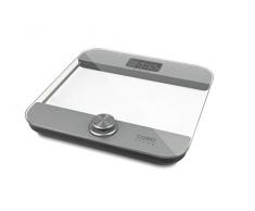 CASO 03416 Body Energy Ecostyle - Design-Personenwaage, Batterielose Nutzung, Körperwaage mit hochwertiger Ganzglas-Oberfläche, bis 180 kg in 100 g-Schritten
