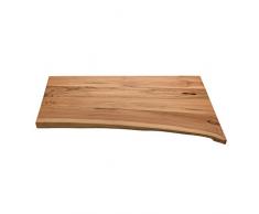 wohnfreuden Teak-Holz Waschtischplatte - Unterschrank Waschbecken 80 x 50 x 4 cm