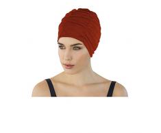 Fashy Damen Stoffbadehaube Badehaube, rot, Einheitsgröße