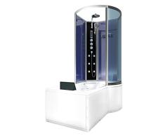 AcquaVapore DTP8050-A007L Whirlpool Wanne Duschtempel Dusche Duschkabine 170x98 2K Scheiben Versiegelung