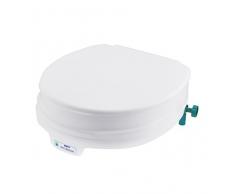 Dietz Toilettensitzerhöhung Basic SilverLine aus antibakteriellem Hi-Tech-Material - Made in Germany