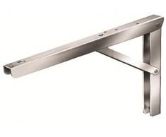 Klappkonsole Vario klappbar/verstellbar, Höhe: 270mm, Tiefe: 400mm, Breite: 36mm, Stahl verzinkt, Tragkraft: 50kg