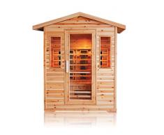 Infrarotkabine / Wärmekabine / Sauna - ECK ! 3 Personen Außenbereich Outdoor