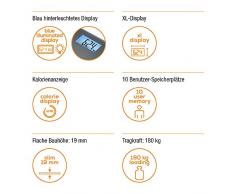 Beurer BF 180 Diagnosewaage, Körperfettwaage mit BMI-Berechnung und großer LCD-Anzeige, schwarz