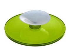 WENKO 20598100 Vergrößerungs-Kosmetikspiegel Pistoia Grün, Kunststoff, 3.5 cm, Grün