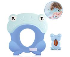 Lictin Baby Shampoo Cap Augenschutz für Kinder Badeschutz weicher Kappen Hut Haare waschen ohne Tränen verstellbar Baby Duschkappe