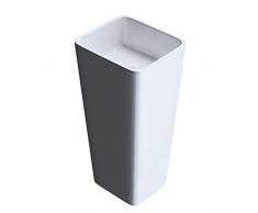 40x35x82 cm Design Standwaschbecken Colossum31 aus Gussmarmor Waschtisch Waschplatz Stand Säule