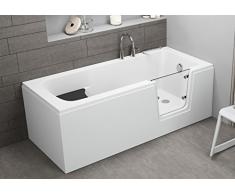 AVO Seniorenbadewanne - weiss - 170cm x 75cm
