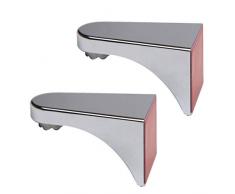 TOPBATHY Magnetische Seifenschale Wandmontage Seifenhalter für Badezimmer Wand 2 Stücke