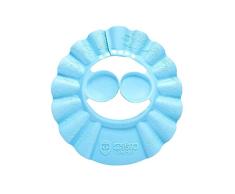 Toyvian Einstellbare Baby Duschhaube Baby Gehörschutz Bad Kappen Shampoo Kopf Schild für Neugeborene Kleinkinder Kinder (blau)