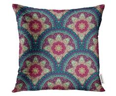 Lihaky Kissenbezug abstrakt farbiges Muster für Ihre Design-Waage Adult Antistress Dekorative Kissenbezug Quadrat 18x18 Zoll Kissenbezug