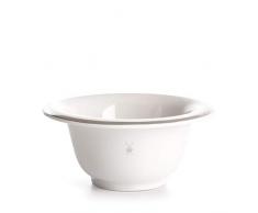 Müller Hans Jürgen Seifenschale aus Porzellan in weiss mit Platinrand, 1er Pack (1 x 1 Stück)