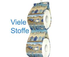 Ersatzrollenhalter Zeitschriftenhalter Toilettenpapierhalter Stoffe und Fächeranzahl zur Auswahl