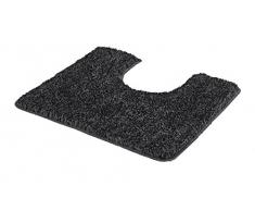 Kleine Wolke WC-Vorleger Seattle / 55 x 50 cm/Farbe Schiefer Badteppich, Polyester, 55x50x3 cm