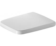 Duravit 0069190000 WC-Sitz PuraVida mit SoftClose Scharniere, edelstahl / weiß